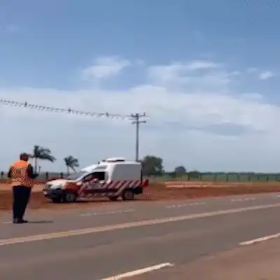 Comboio com carga superdimensionada provoca lentidão nas rodovias de MS