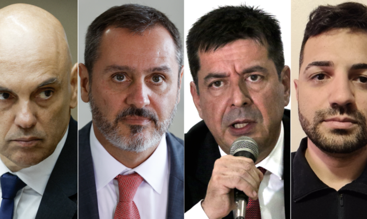 Moraes recebe Andrei e outros chefes da PF no Supremo