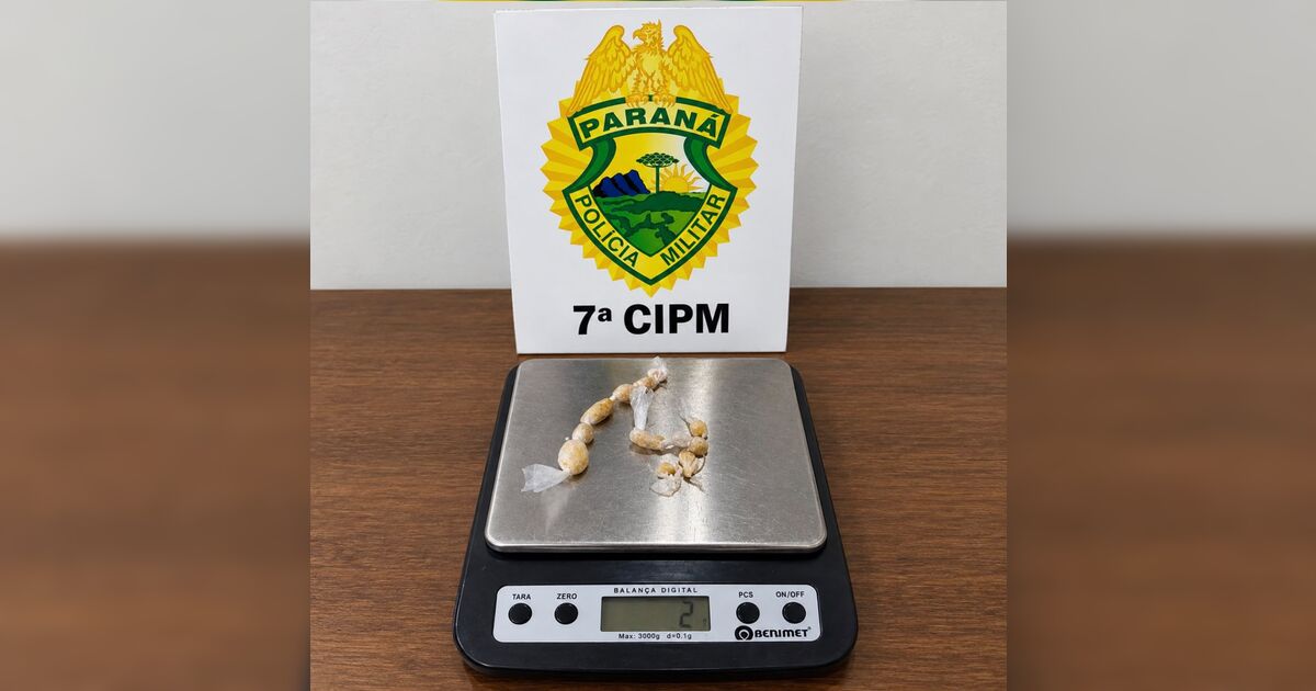 Operação policial flagra trio comercializando crack no bairro Mônaco em Arapongas