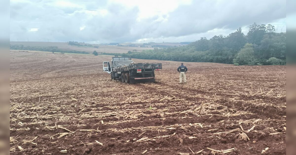 Motorista foge e abandona uma tonelada de maconha no Paraná após intensa perseguição policial