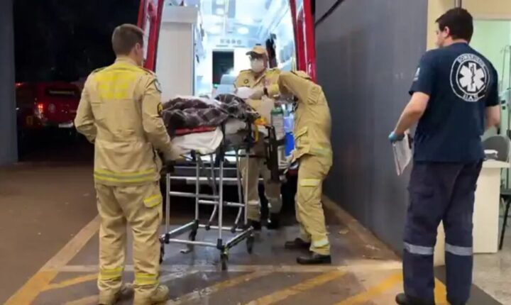 Trabalhador fica gravemente ferido após queda de altura em Cascavel (PR)