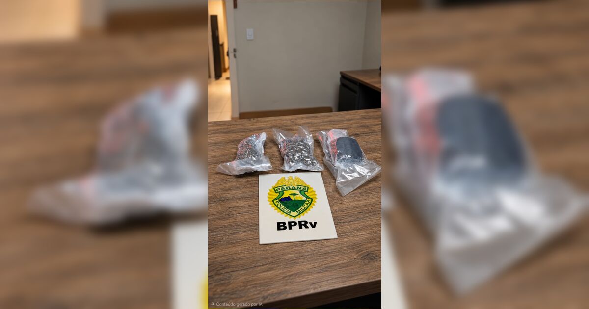 Motorista é preso pela Polícia Rodoviária Estadual com droga sintética ‘Ice’ na região de Rolândia