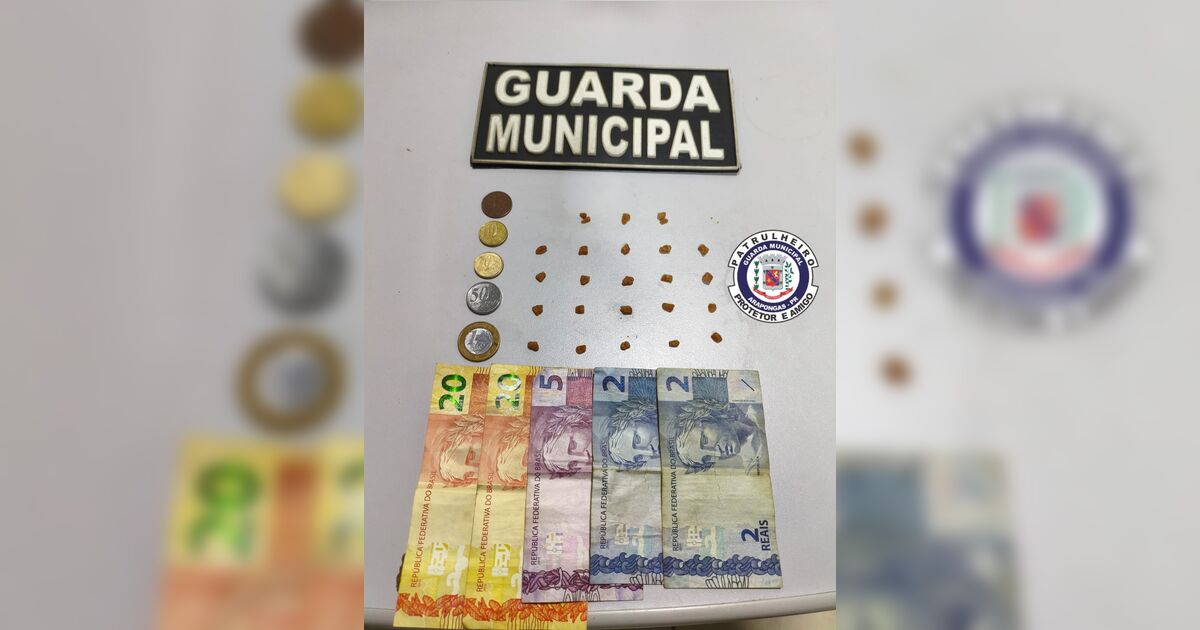 Homem é detido com 23 pedras de crack durante patrulhamento em Arapongas