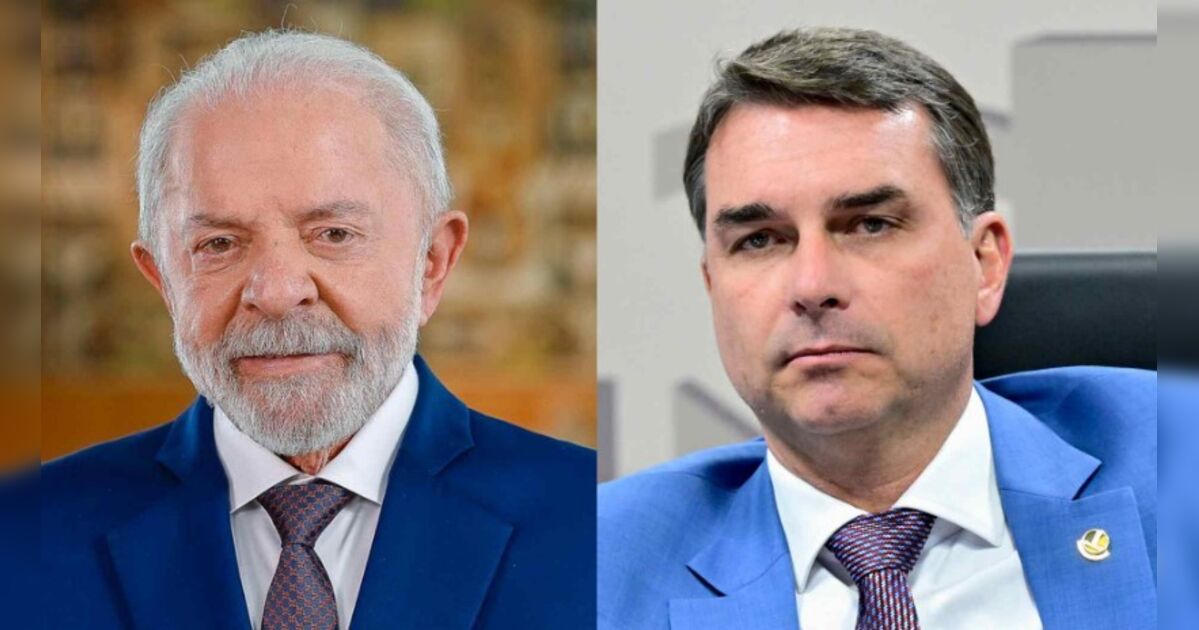 Pesquisa aponta Flávio Bolsonaro com 51% e Lula com 49% dos votos válidos em simulação de 2º turno