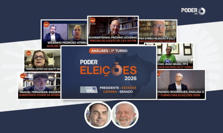 Live Poder Eleições: assista às análises dos resultados do 1º turno