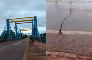 DNIT monitora ponte na BR-376 em Fátima do Sul após relato de rachadura