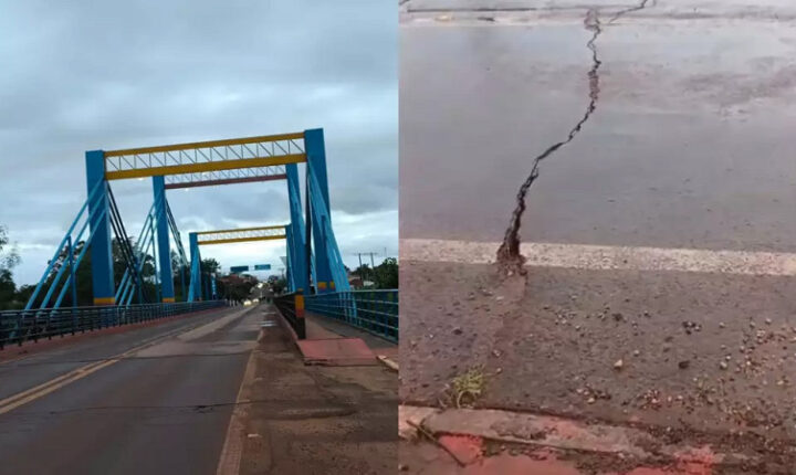 DNIT monitora ponte na BR-376 em Fátima do Sul após relato de rachadura