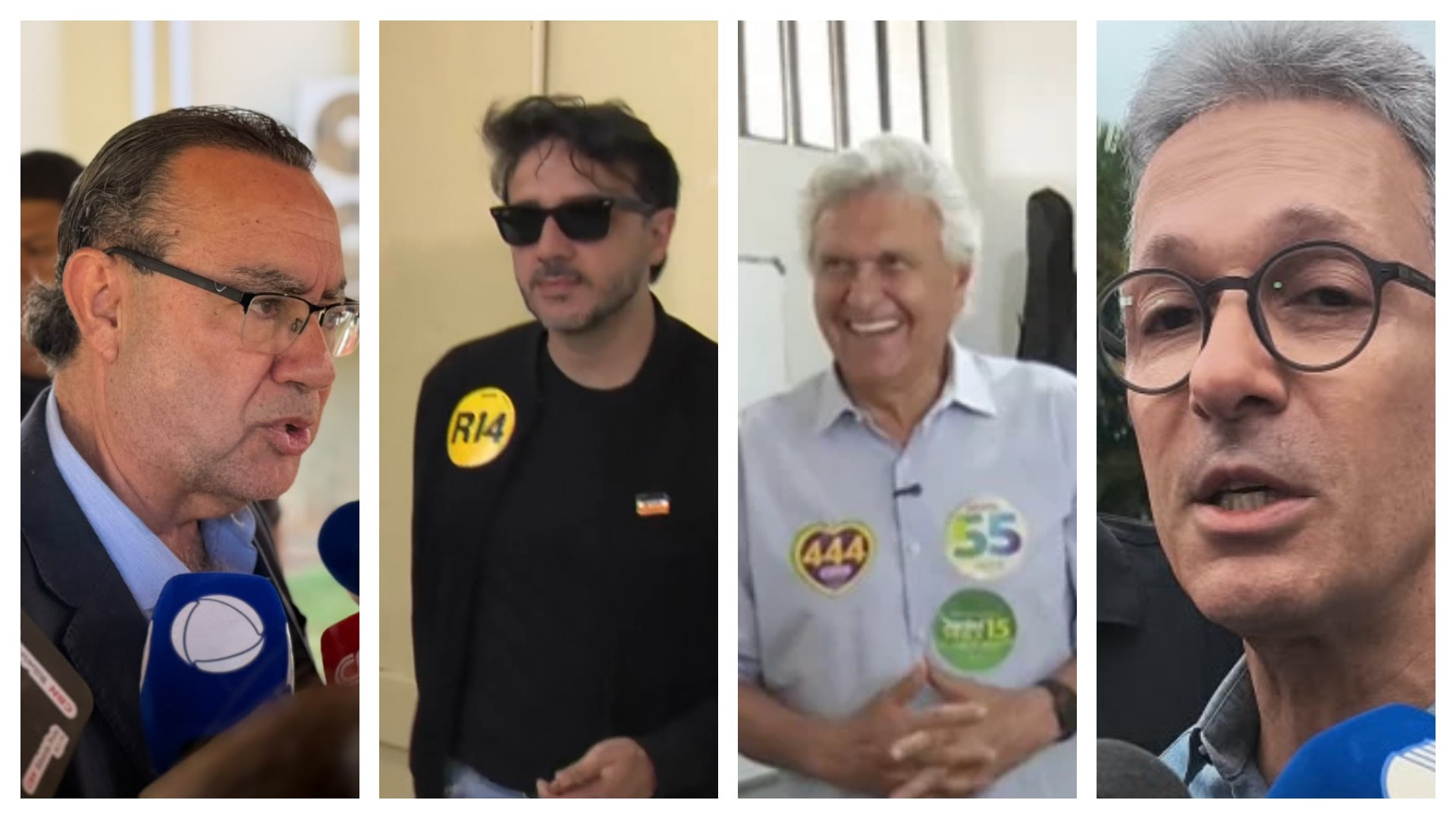 Cury, Renan, Caiado e Zema falam sobre apoio no 2º turno da eleição presidencial