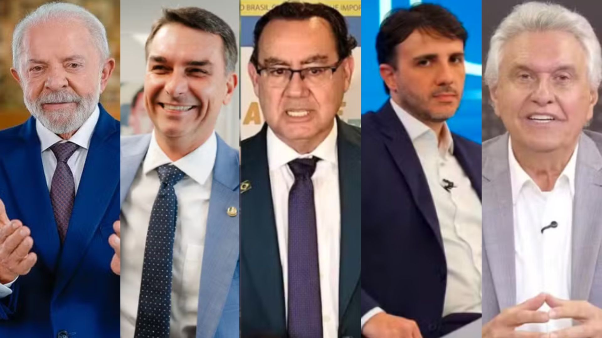 Quaest detalha voto de eleitores de Caiado, Renan e Cury em simulação de 2º turno entre Lula e Flávio Bolsonaro