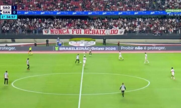 Empresas fazem protesto no MorumBis em 1° jogo após MP das bets