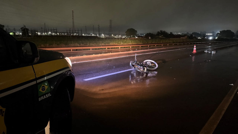 Ciclista de 18 anos morre após ser atropelado na BR-163 em Dourados