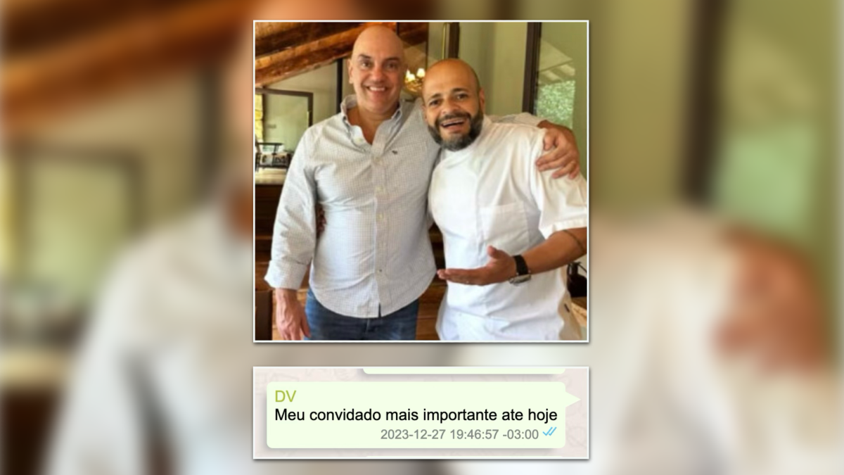 Almoço de Vorcaro para Moraes teve caviar, trufa e wagyu; veja fotos