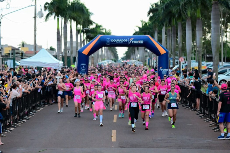 Segunda edição da corrida “Mexa-se por Elas” reúne 500 participantes em Dourados