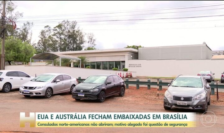 Governo apura o que os EUA classificaram como ‘possível ameaça’ para suspender atendimento em embaixada