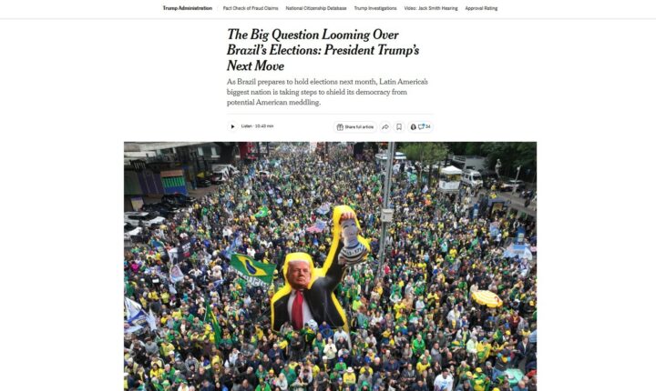 ‘Elefante na sala’ e polêmicas: como a imprensa internacional repercute as eleições no Brasil