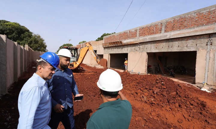 Construção do novo CAPS AD III em Dourados atinge 65% de execução