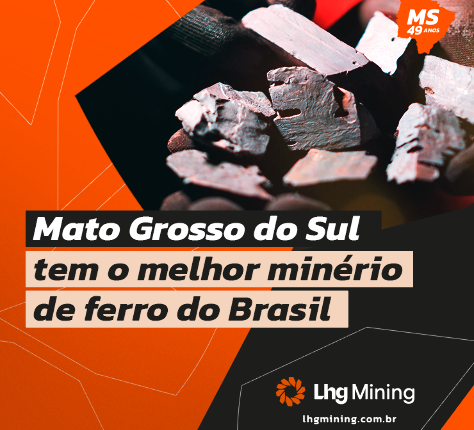 MS ganha escala e relevância na produção de minério de ferro do Brasil