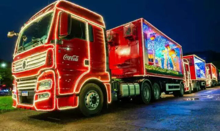Caravana de Natal da Coca-Cola passa por quatro municípios de MS em dezembro