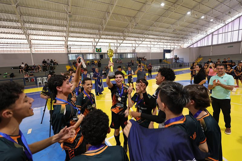 Ramona e Presidente Vargas garantem títulos do futsal nos Jogos da Juventude de Dourados