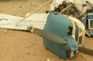 Avião que deixou feridos no Pantanal bateu em banco de areia antes de capotar
