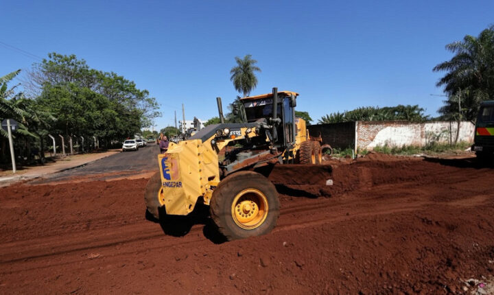 Melhora no tempo permite retomada e aceleração de recapeamento em Dourados